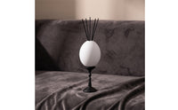 Egg Ornament with Stand Modern Resin Egg Sculpture Artistic for Entryway