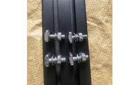 4 Pieces Roof Rack Bolts with Nuts Stainless Steel Roof Rack Bolt T Slot Bolt Corrosion Resistant T-Bolts Heavy Duty