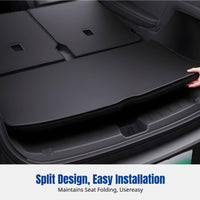 Genuine Leather Trunk Mat for Electric Vehicle Model YL, Full Coverage, Interior Accessory, Easy to Clean
