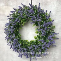 Large Artificial Lavender Wreath for Wedding Decor & Home Display
