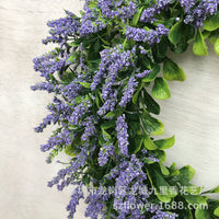 Large Artificial Lavender Wreath for Wedding Decor & Home Display