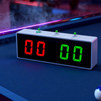 Large LED Display Billiards Electronic Scorer Long Standby Time Digital Pool Scoreboard Single-Press Scoring Sporting Goods for Tournament