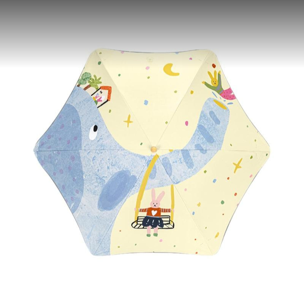 Kids Cartoon Umbrella, Long Handle, Sun and Rain Protection