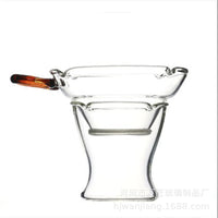 Fine Mesh Glass Tea Strainer Set for Kung Fu Tea Ceremony