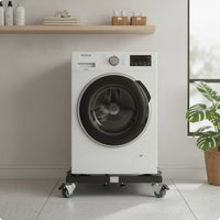 Heavy Duty Washing Machine Stand with Wheels Low-Height Washing Machine Stand Long-Lasting Mobile Roller Base Rust-Resistant for Renters