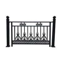 Aluminum Alloy Garden Fence Panel for Villas & Balconies, Rust-Resistant Outdoor Privacy Screen