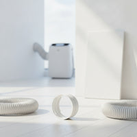 Universal Portable Air Conditioner Exhaust Hose Coupler Sturdy Portable a and C Exhaust Hose Adapter Easy to Install Ribbed
