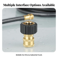 M22 to 1/4 Quick Connect Adapter Leak-Proof M22 Female to 1/4 Female Adapter