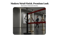 Heavy-Duty Base Retractable Belt Stanchion Long-Lasting Construction Stainless Steel Queue Post Portable Retractable Belt Barrier Non-Slip Bottom for Venue Managers, Security Personnel, Business Owners, Shopping Malls, Exhibition Halls, Retail Shop S