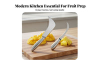 Curved Fruit Curved Fruit Skinner Versatile Stainless Steel Jackfruit for Home Cooks, Chefs, Meal Prep, Restaurant