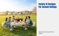 Disposable Tablecloth, Rectangular Waterproof Outdoor Dining Mat, Camping Table Cover, Assorted Designs, Windproof Stickers