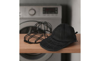 Curved Brim Cap Washing Cage with Mesh Bag Safeguarding Hat Shaper Zippered Laundry Accessory Rigid for Travelers