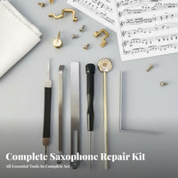 Saxophone Repair Tool Set Sturdy Metal Construction Saxophone Repair Tool Kit for Musicians, Home Maintenance