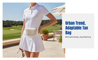 Unisex Design Structured Mini Purse Versatile Wear Fashion Accessory Compact Size Waist Bag Minimalist Style for Young Adults, Teenagers, Golf Course, Daily Use, Casual Outings, Shopping