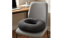 Viscoelastic Foam Seat Pad Breathable Textile Coccyx Pad Viscoelastic Foam Circular Pillow Removable Cover Chair Pad