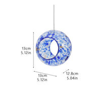 Glass Nectar Feeder Decorative Nectar Feeder Compact for Bird Lovers, Gardeners