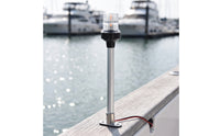 Marine LED Navigation Light Waterproof Navigation Light with Metal Base for Boat Owners, Anchoring