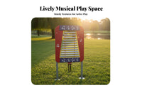 Perceptual Development Percussion Play Panel Weather-Resistant Outdoor Musical Instrument vivid hues Playground Fixture Inclusive Fun for Preschoolers, Educators, green space Planners, Daycare Center, Schoolyard