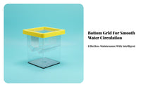 Buoyant Aquatic Breeding Box High Clearness Acrylic Aquatic Hatchery Aquatic Habitat Breeder Box Multifunctional Easy to Clean