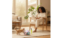 Interactive Wireless Control Mouse Toy Usb-Rechargeable Robotic Mouse Compact Wireless Control Pet-Safe for Cats