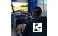 Car Driving Simulator Pedal Set Driving School Machine for Beginners