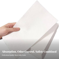 50 Pieces Disposable Urine Gel Ifier Pad Leak-Resistant Bedpan Absorbent Sheet Bedpan Absorbent Liner Odor Control