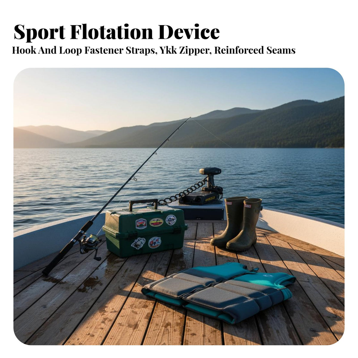 Grown-up Flotation Vest Gender-Neutral Grown-up Flotation Vest Watersports Safety Vest Lightweight Ergonomic Design