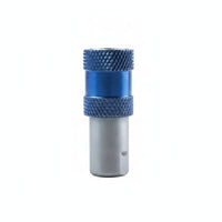 Drill to Screwdriver Adapter Quick-Release Hex Shank Adapter with M10 Thread Bit Holder Knurled Tool Accessories Compact