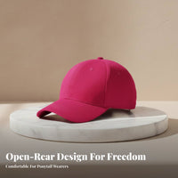 Quick-Dry High Ponytail Hat Sun Protection Accessible Back Cap Lightweight for People with Long Hair, Golfers, Outdoor Sports, Running