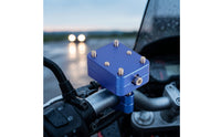 Matte Black Motorcycle Navigation Mount Adapter Universal Motorcycle Mount Adapter Compatible Bracket Sturdy for Motorcycles