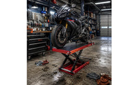 Motorcycle Lift Jack Metal Motorcycle Lift Table Easy to Clean Scissor Jack Surface for Mechanics