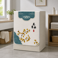 Washing Machine Cover for Top Loaders, Waterproof and Sunscreen Dust Cover for Balcony Use