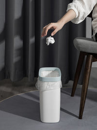 Creative Narrow Slit Kitchen Living Room Bedroom Trash Can with Lid