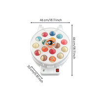 Tabletop Automatic Billiard Ball Cleaning Machine Handsunrestricted Billiard Ball Cleaning Machine with Transparent Cover Efficient Appliance User-Friendly for Game Rooms