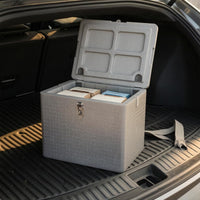 Fitted Lid Insulated Foam Box Speckled Hard-Sided Foam Box for Transport