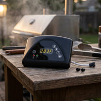 Digital Grill Controller Barbecue Grill Control Panel White Insulated Cable Cooking Appliance Part