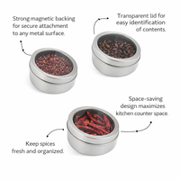 Metal Rectangular Countertop and Foil Storage, Refrigerator Organizer and Fridge Side Rack, Stable with Anti-Tip Design