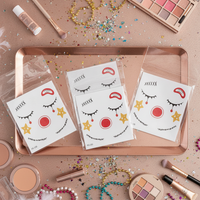 Halloween Clown Circus Glitter Face Temporary Tattoos for Parties & Festivals