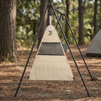 Drying Stand, Foldable Hanging Rack, for Camping, with Storage Bag, 6 Hooks