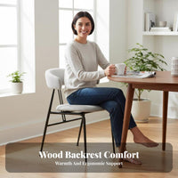 Modern Minimalist Design Violin support Chair designer-inspired Dining Seat firm support Foam padding Vanity Stool Multifunctional for Homeowners, Apartment Dwellers, Interior Designers, Bedroom, Makeup Room, Restaurant, Home Office