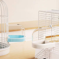 Easy to Clean External Bird Bath No Leak Bird Bathing Tub Allall-Purpose Pet Supply Multi-Use for Parrots, Small Birds