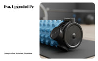 Suction Cup Foam Roller Grip Wall-Attached Configuration Mounted Spine Relief Tool Deep Tissue Massage Fitness Equipment for Athletes, Beginners