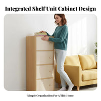 With Doors Corner Shelving unit Space-Saving bookshelf Multifunctional Storage Rack Large Capacity for Book Lovers, Apartment Dwellers, Living Room, Bedroom, Home Office, Balcony