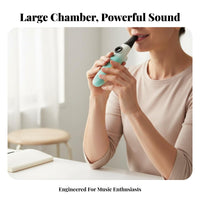 Easy to Learn High Volume Kazoo Portable Plastic Kazoo with Membranes Vibrant Design for Beginners, Kids, Music Class, Party, Accompaniment