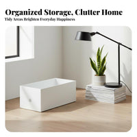 Stackable Container with casters and Lid Lidded Household Storage InstallInstallationNo-Assembly for Dorm