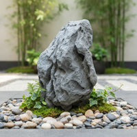 Artificial Rock with Hanging Line Realistic Artificial Rock Ornament for Gardeners, Garden, Terrarium