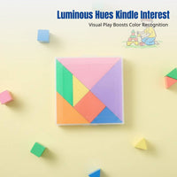 Tangram Game, Kids Educational Intelligence Board, Colorful Preschool Teaching Aid