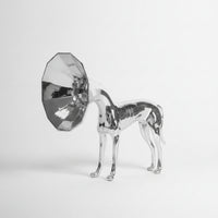 Dog Figurine Abstract Dog Sculpture Nordic for Entryway, Bedroom, Art Collectors