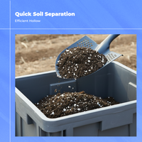Sifting Shovel Head Wear Resistant Sifter Easy to Clean Smooth Edge Finish for Gardeners, Ranch Workers, Farm, Drain Cleaning