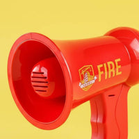 LED Lights Sound and Light Megaphone Siren Mode Toy Megaphone Handheld Design Children's Loudspeaker Toy Easy to Use for 3+, Role Play, School Performance, Party